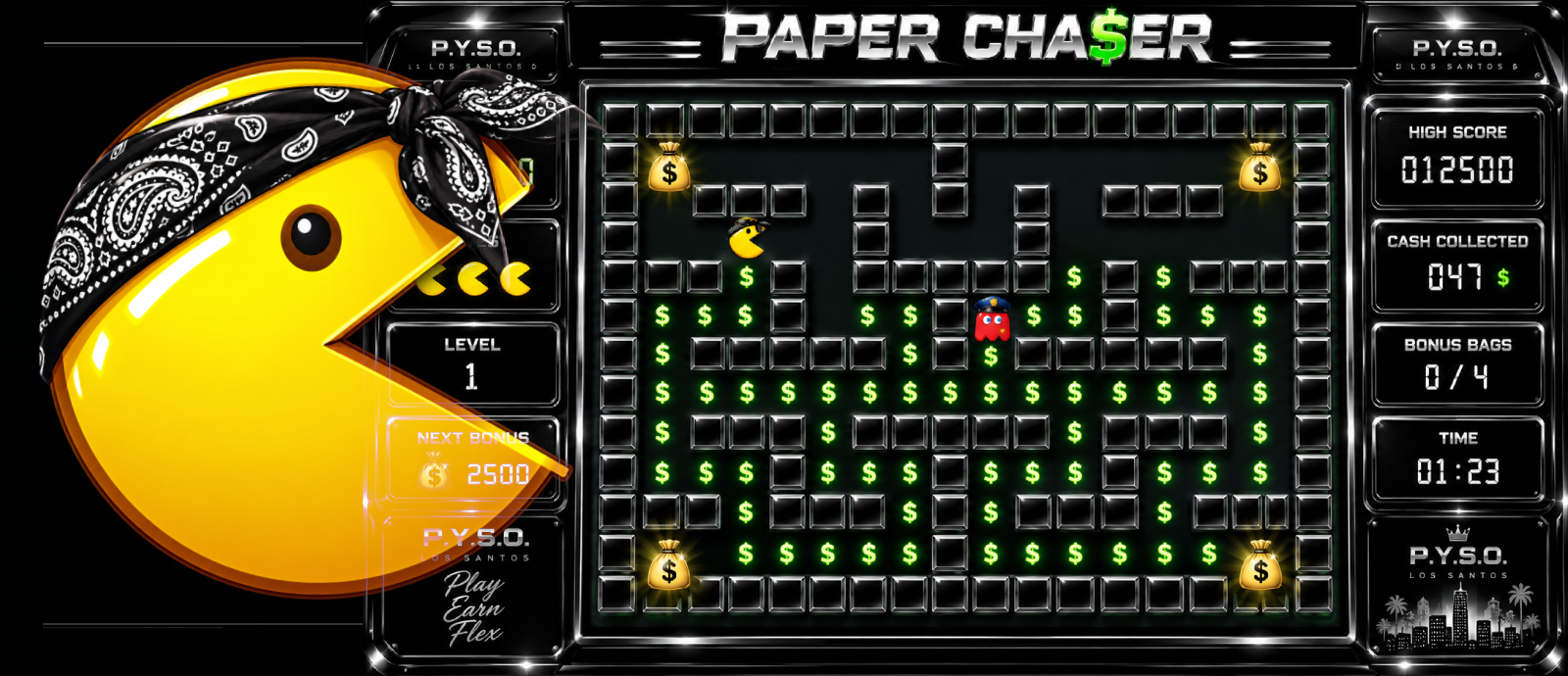 Paper Chaser maze artwork